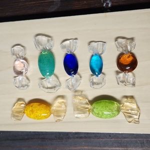 Glass candy 7 pieces